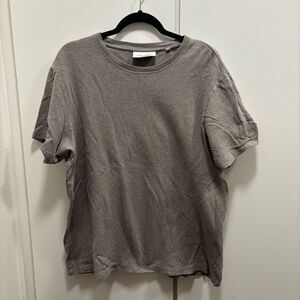 Frame Men’s Large Casual Gray Short Sleeve